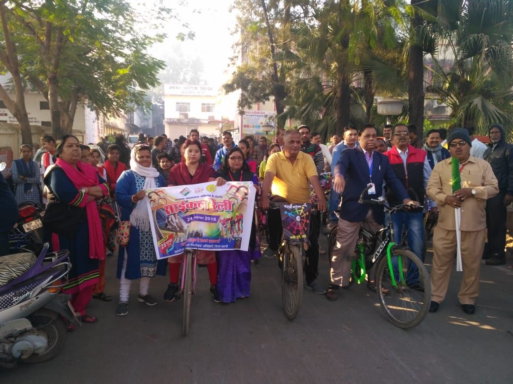 Katni- Cycle Rally for Voter's Awareness