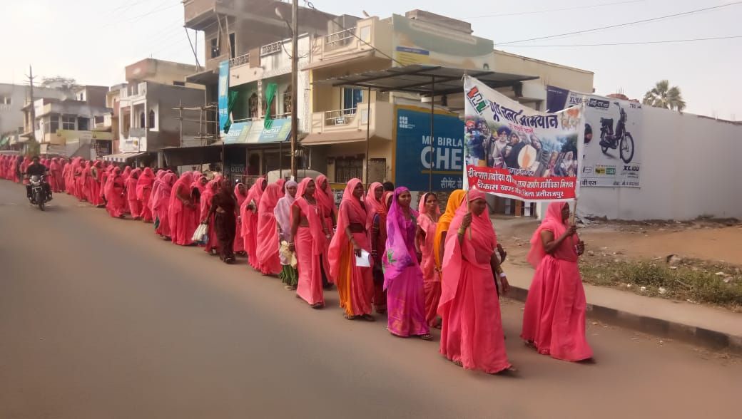 women mobilisation alirajpur