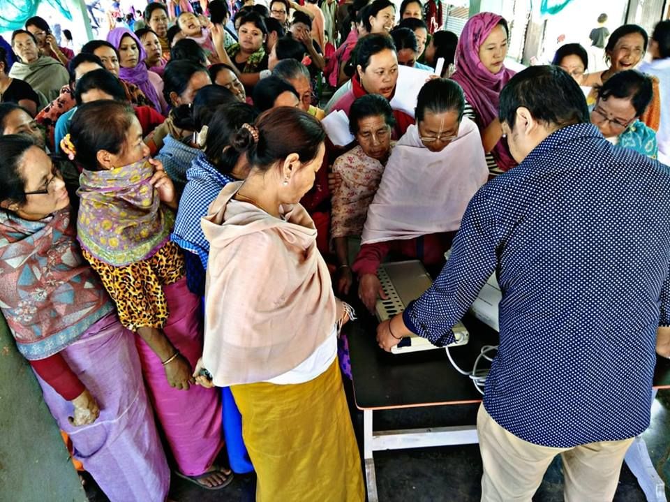 EVM/VVPAT Awareness Campaign of 19 Patsoi AC of Manipur