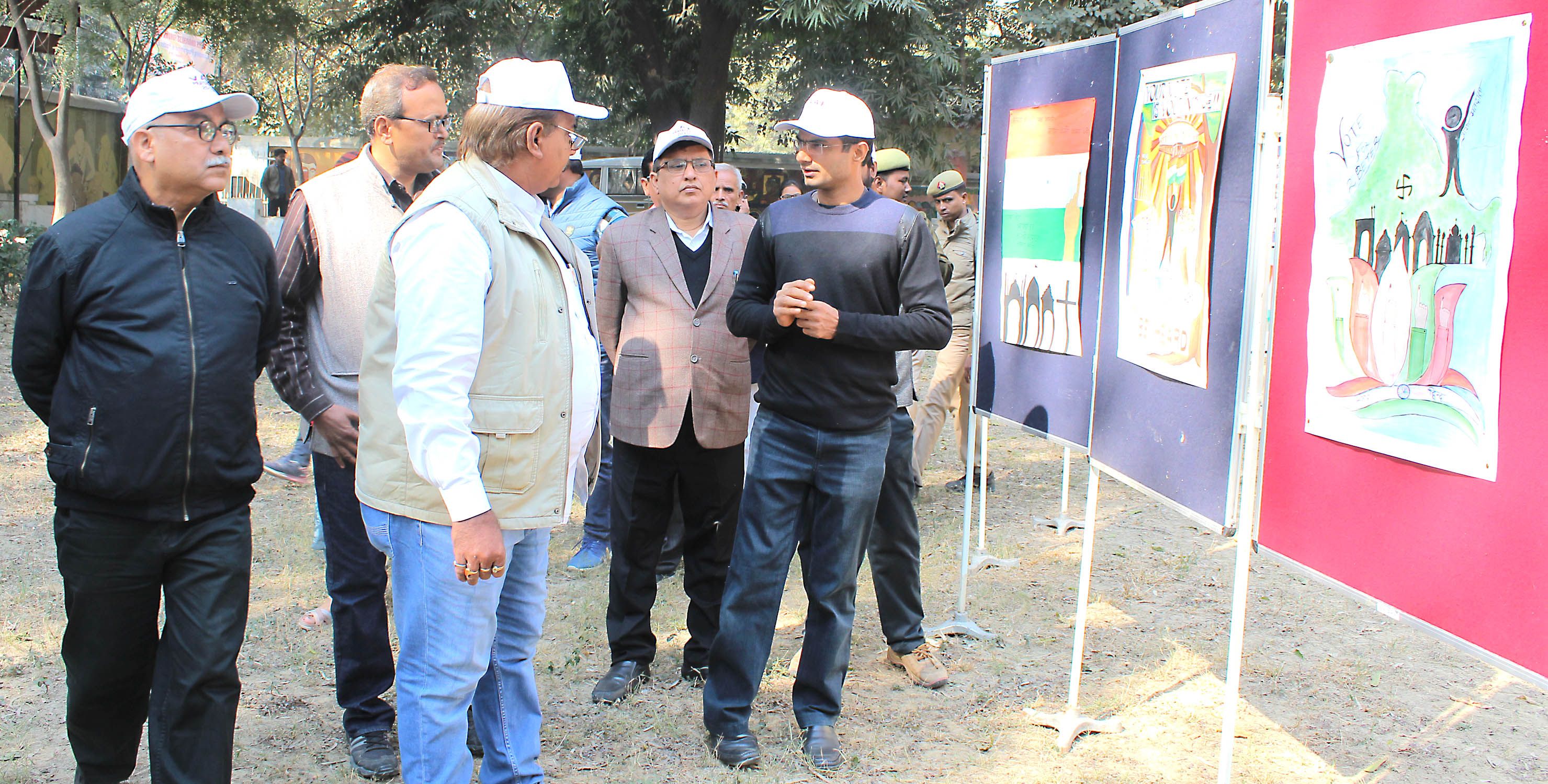 VOTER AWARENESS FORUM AND POSTER EXHIBITION IN PRAYAGRAJ