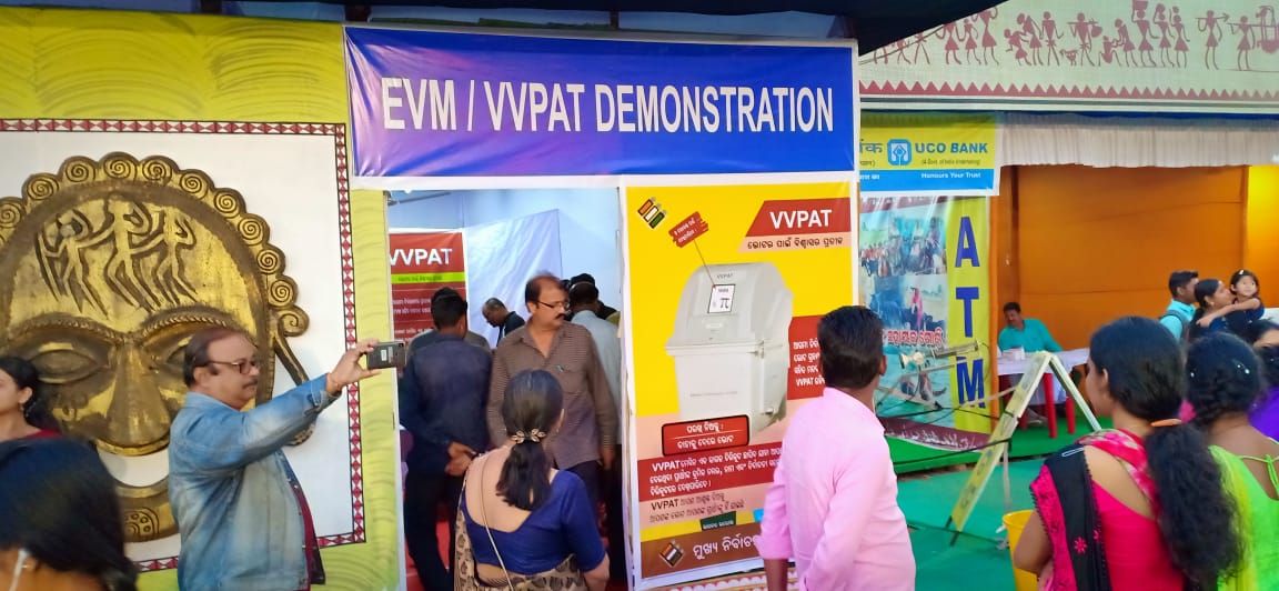 EVM Demo at Adivasi Mela Bhubaneswar