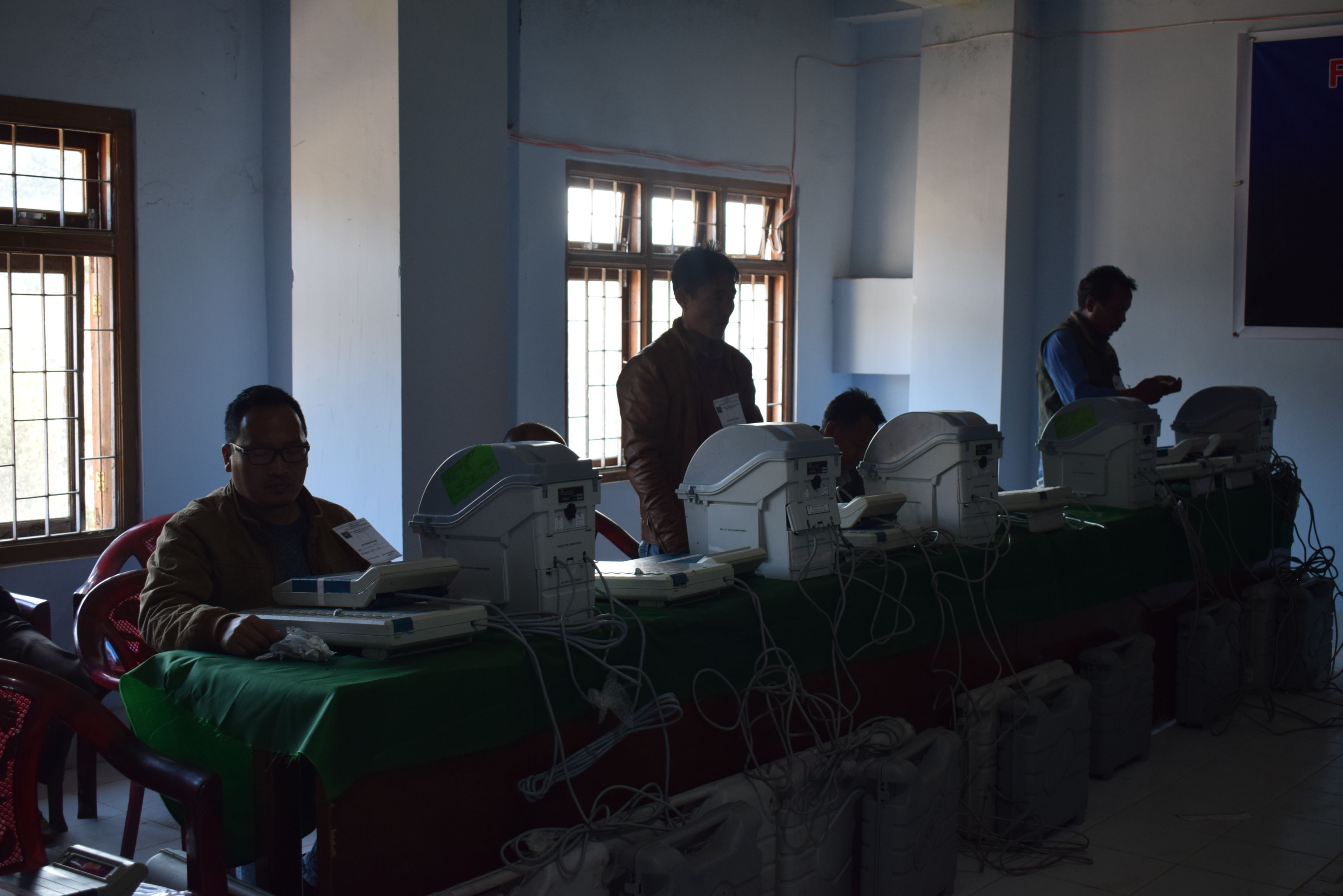 First Level Checking of EVM & VVPATs for Chandel District (7)