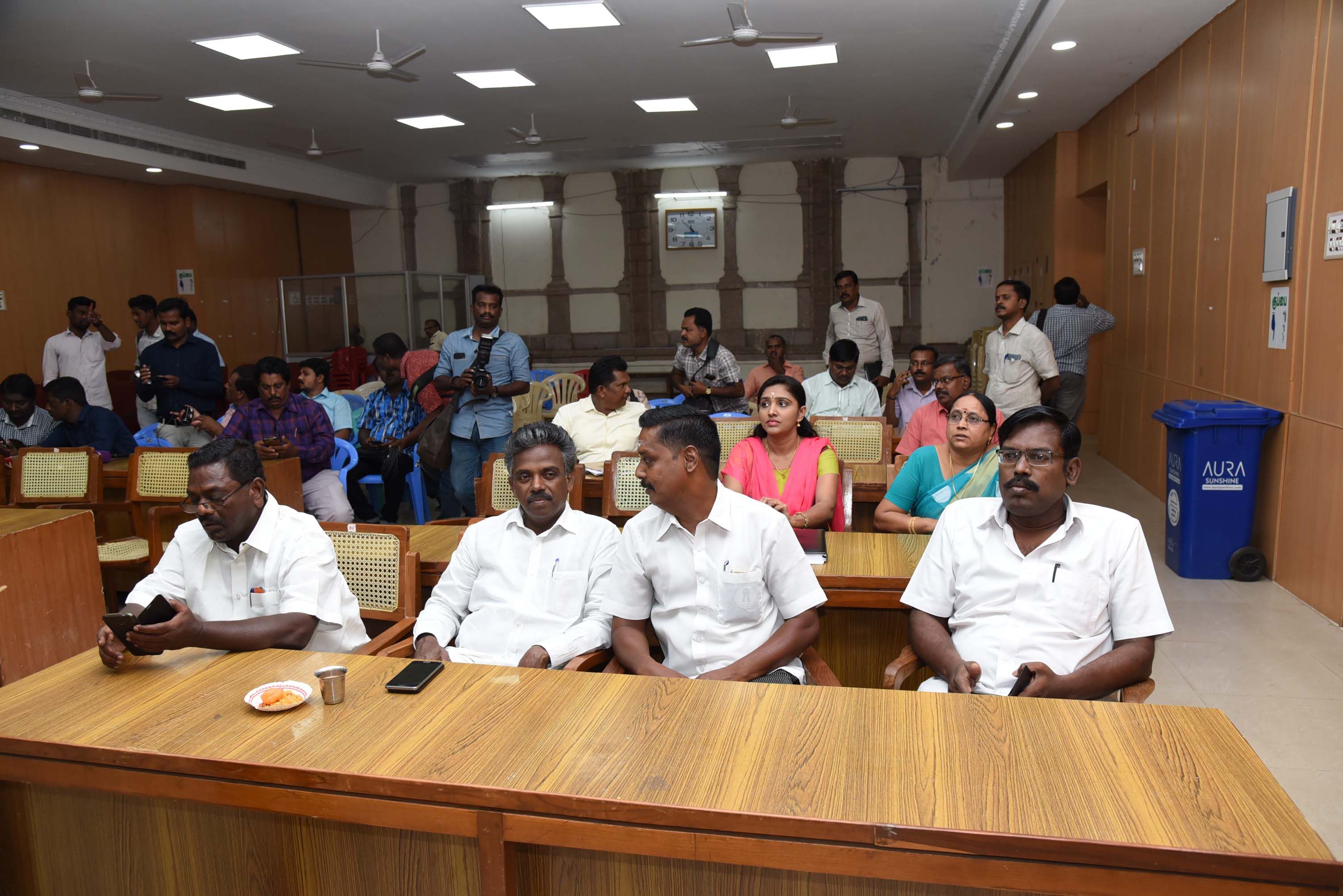 The first randomization of EVM-VVPAT machines in presence of Madurai District collector/Returning officer and political parties.