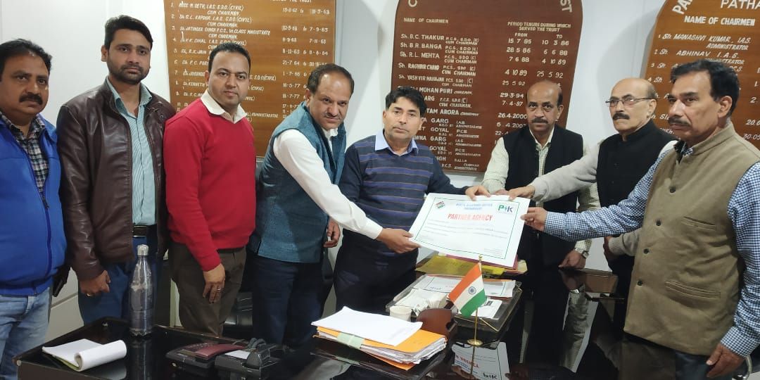 Bharat Vikas Parishad Pathankot was appointed today as PARTNER AGENCY of SVEEP PATHANKOT