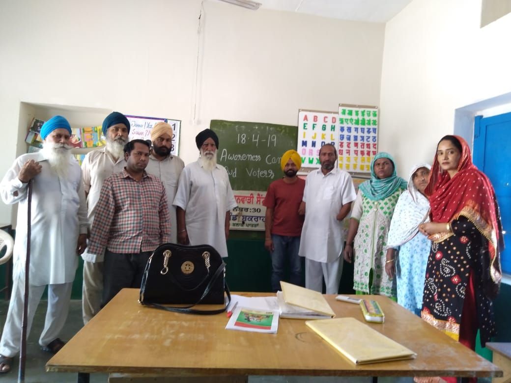 Awareness camps at Anganwaris centres for PWD's (Patran)