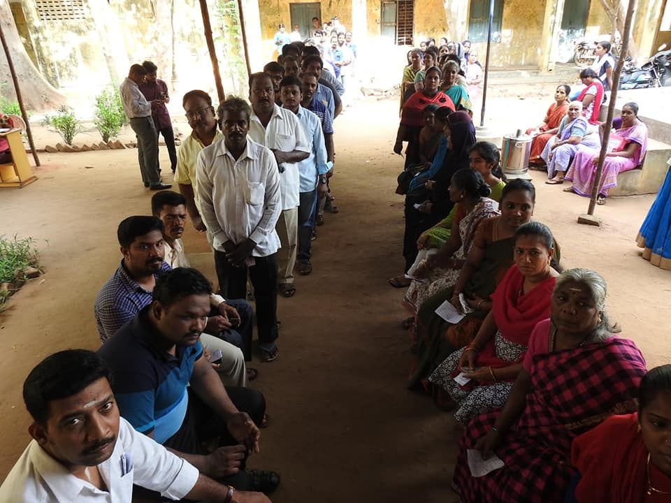Snapshots of Polling at Thattanchavady Constituency-2, Pondicherry  4.jpg