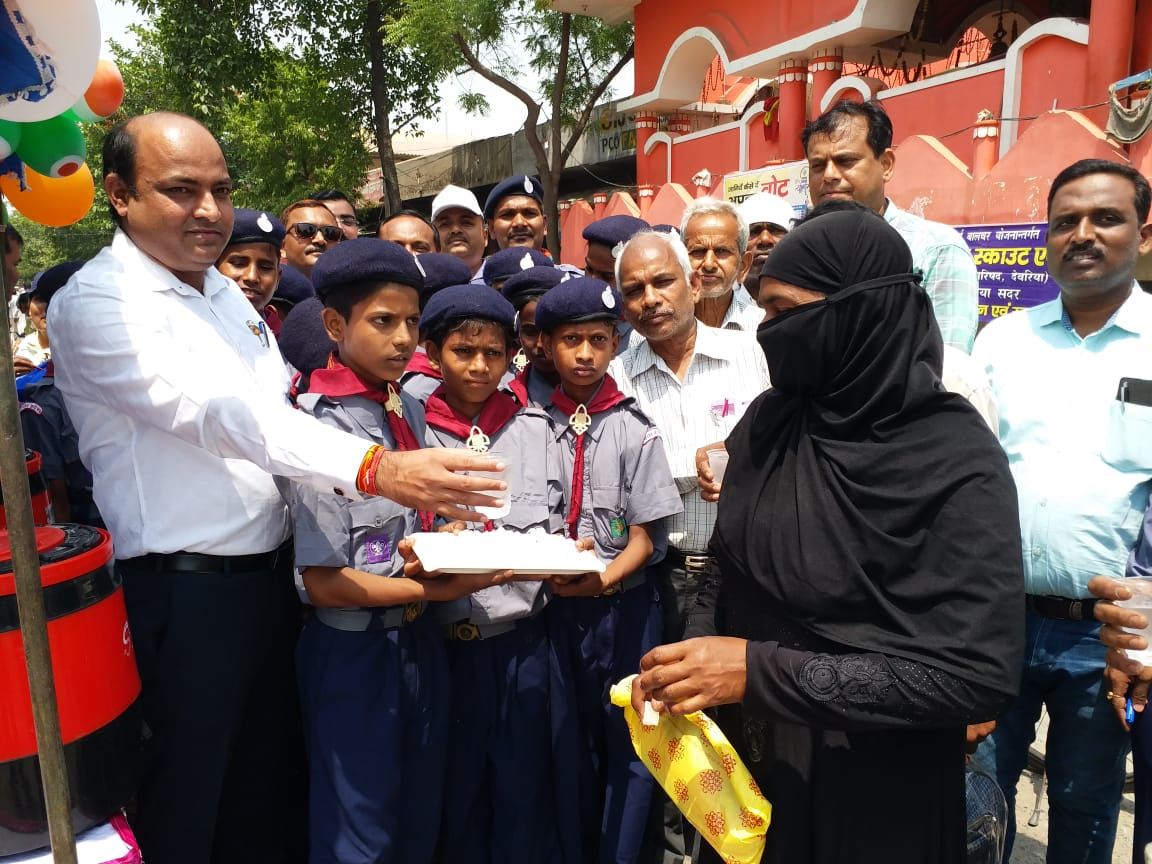 SVEEP DEORIA VOTER AWARENESS PROGRAM SCOUT GUIDE TEAM DOERIA