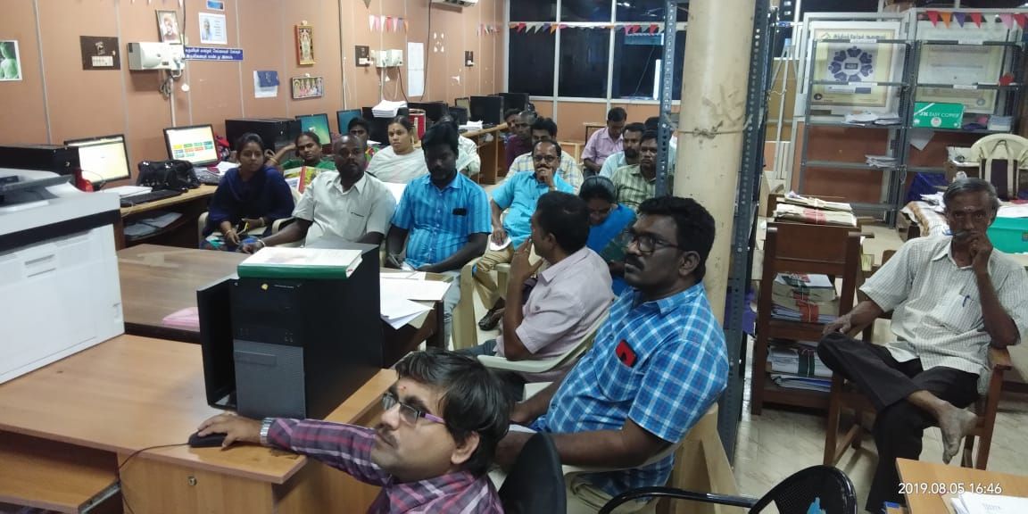 Madurai - SSR2020 - ECI Schedule - Weekly Review Meeting - 05.08.2019