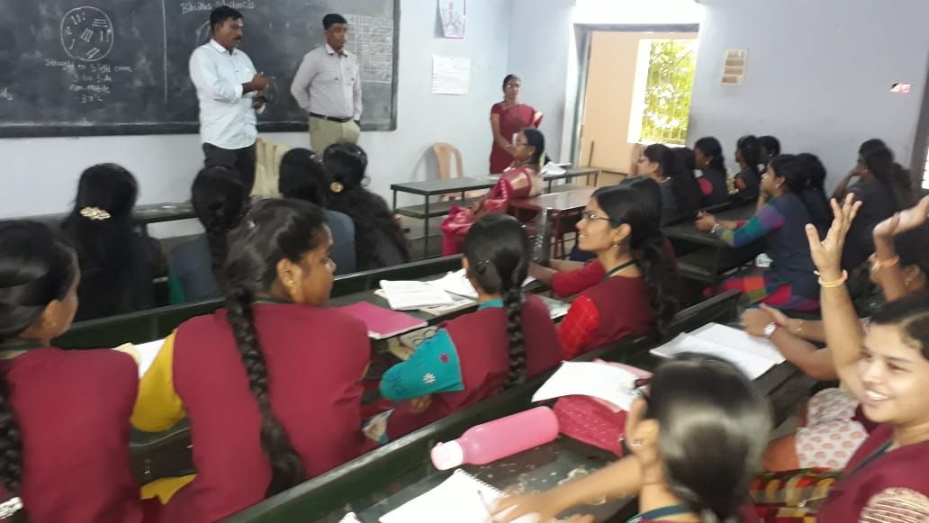 195.Thiruparankundram - Students Awareness Camp in Sourastra Arts College, Madurai