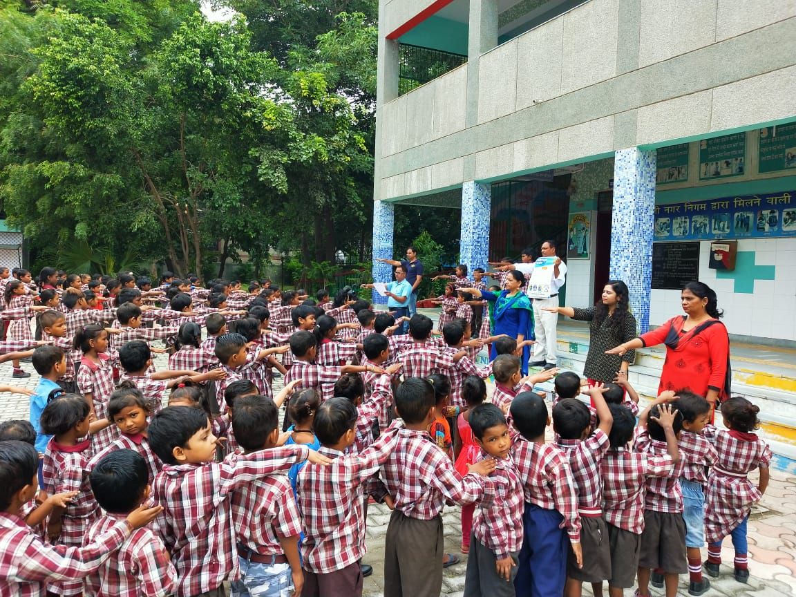 Pledge ceremony in the various schools for Voter Registration or Correction in the Voters list during Special Summary Revision 2020 at district Central, New Delhi