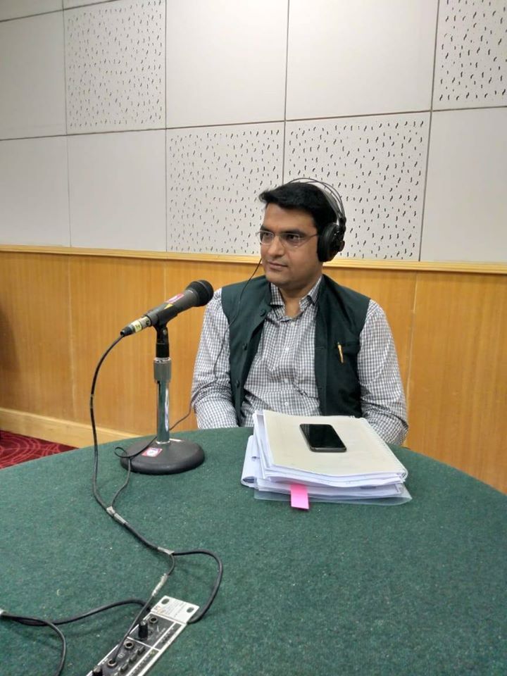 Live Phone-in-Programme with Sh. Vikas Ahlawat, OSD (Election), Delhi on the subject of "सतर्क मतदाता-चुनाव में तकनीक का उपयोग" on Aakashwani.