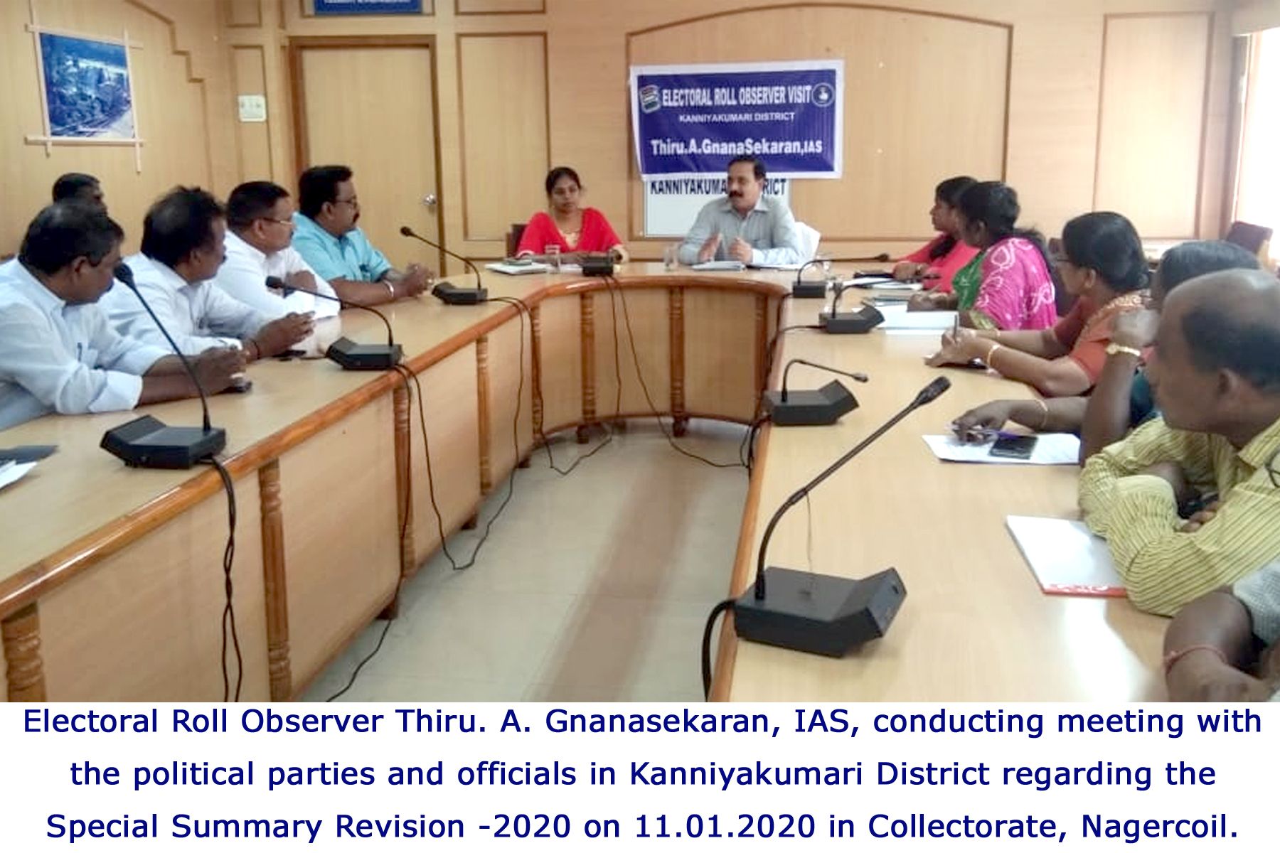 Electoral Roll Observer Thiru. A. Gnanasekaran IAS - First Visit.