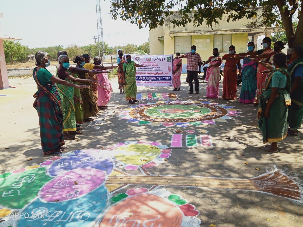 TNLA2021 - 97 Kumarapalayam - Voters Awareness Programme - Patharai Panchayat - On 15.03.2021