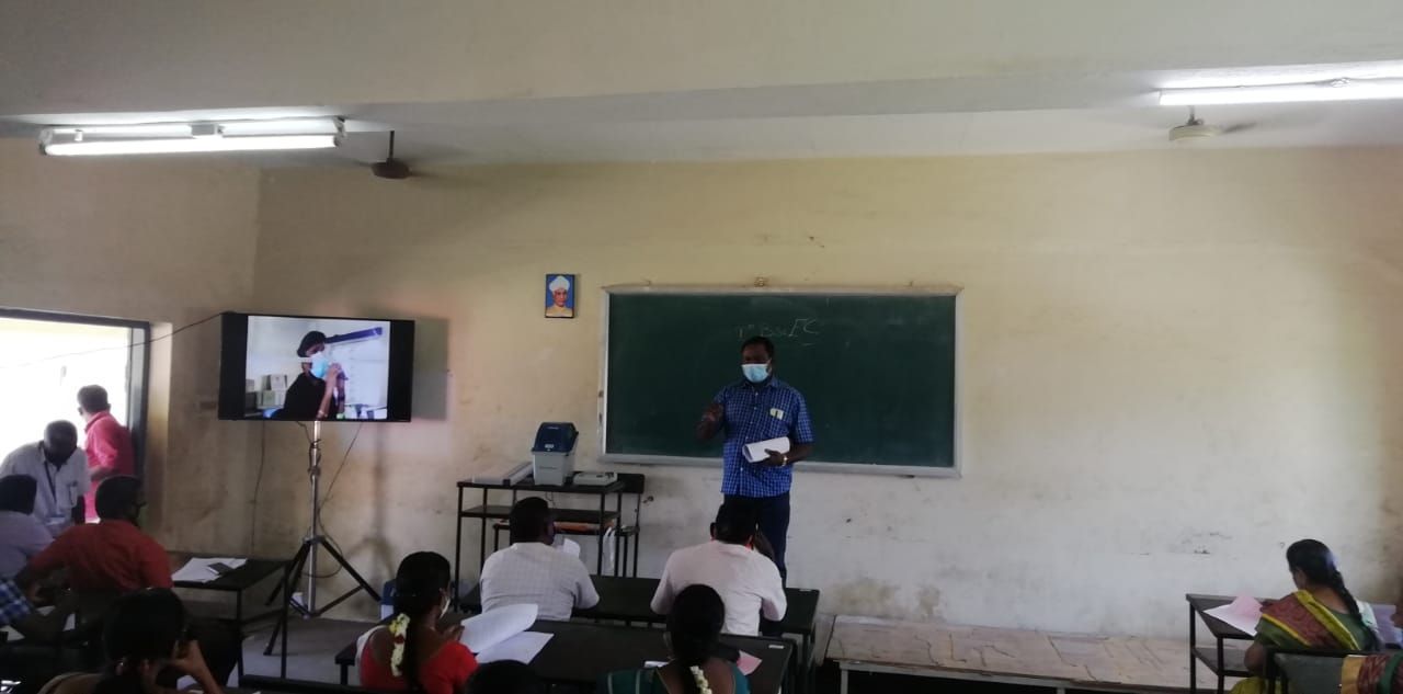 TNLA2021 - 96 Tiruchengode - Polling Personnel Training and Self Evaluation test - On 14.03.2021