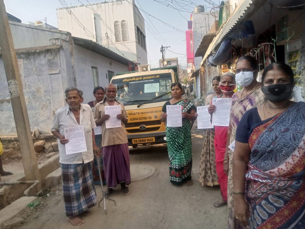 TNLA2021 - 92 Rasipuram -  Election awareness Programme - Rasipuram municipality - 109 polling station on 22_03_2021