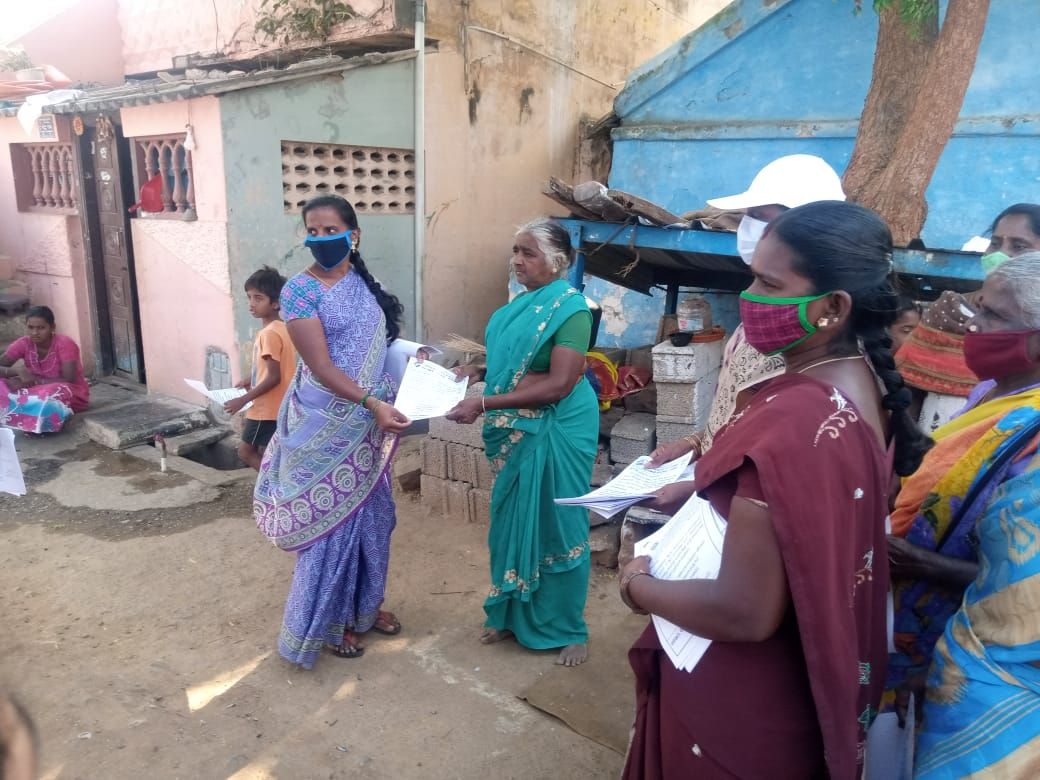 TNLA2021 - 92 Rasipuram -  Election awareness Programme in Rasipuram municipality G.H.S.S Swamy  Salai-111 polling station on 22_03_2021
