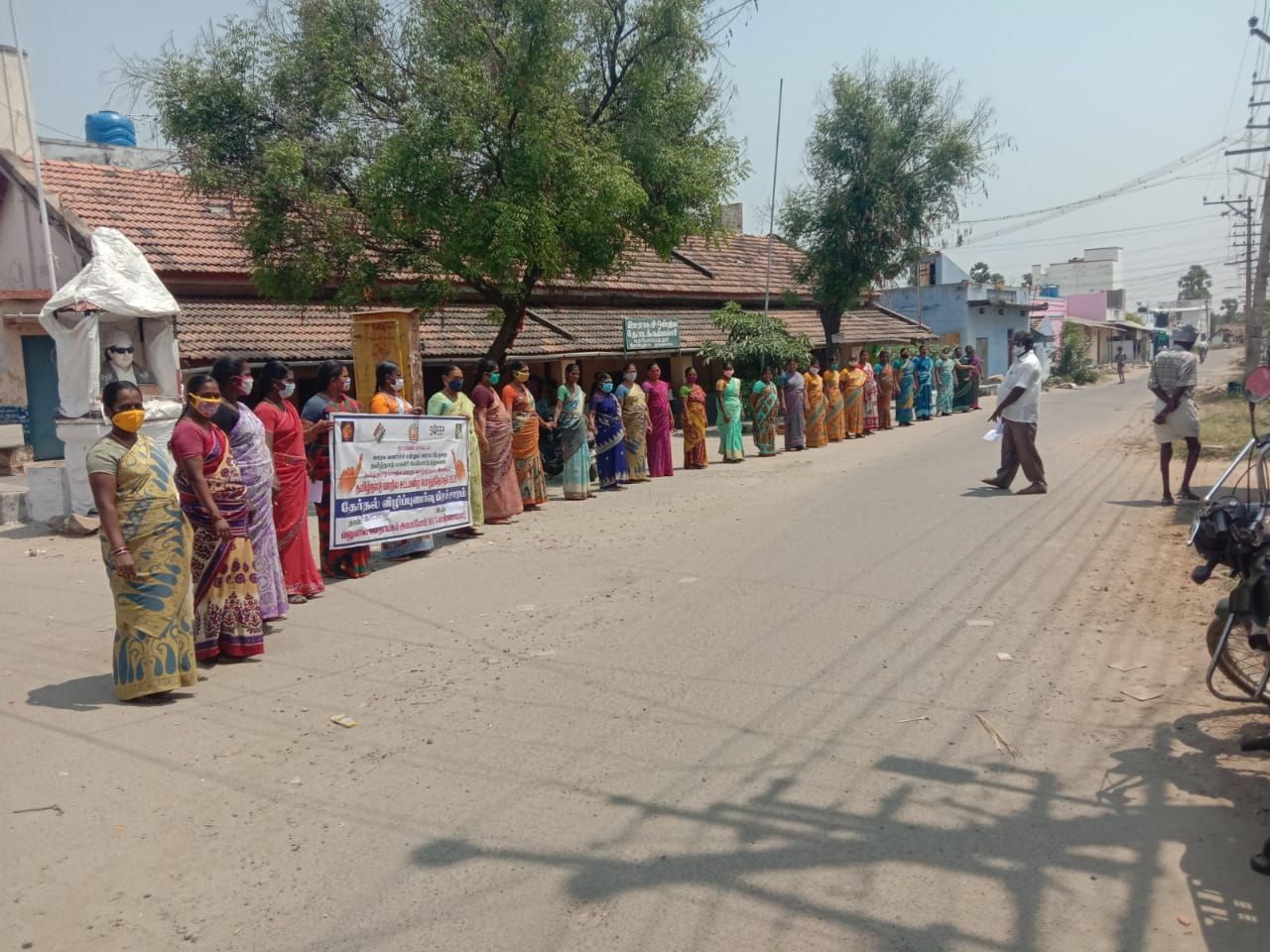 TNLA2021 - 92 Rasipuram - Voters Awareness Programme - koonavelampatty panchayat - On 17.03.2021