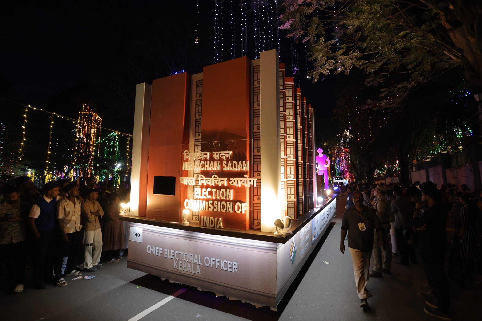 Onam Pageantry 2023-showcasing the importance of voting