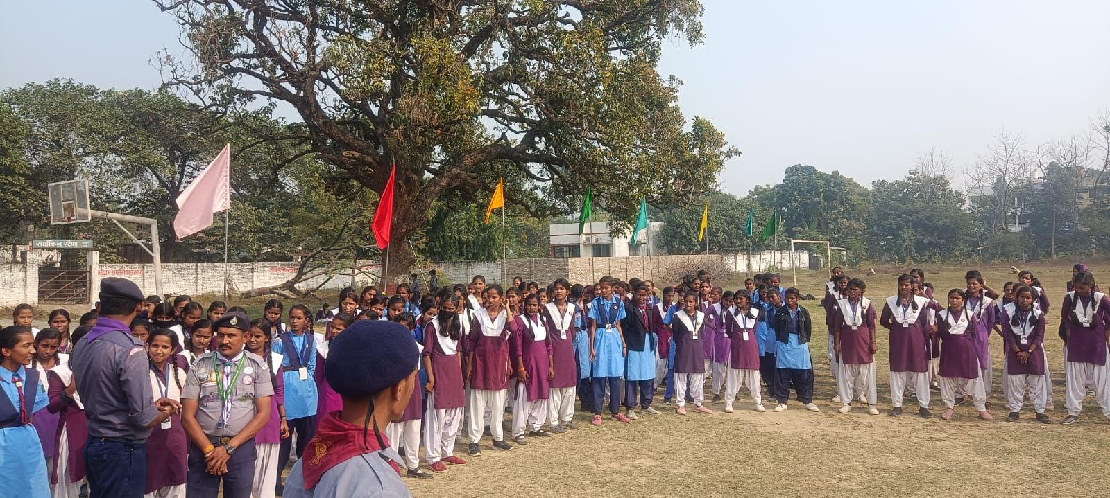स्काउट गाइड के छात्रों ने आयोजित किया मतदाता जागरूकता कार्यक्रम ( Sveep Scout Guide GIC Deoria