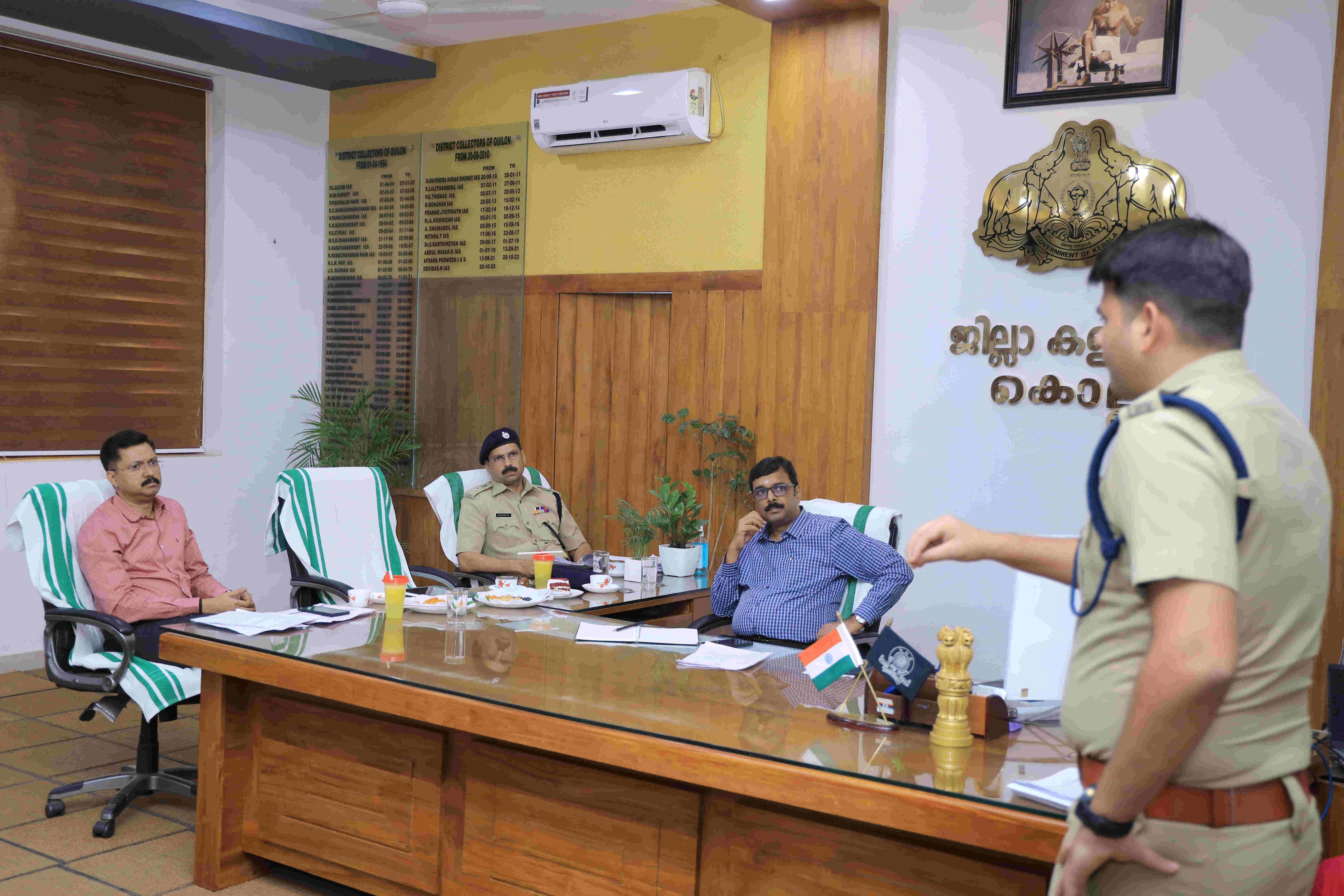 General Election to Lok Sabha 2024-Review on Poll-preparedness at Collectorate Kollam
