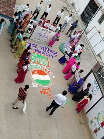 Diya and Rangoli event